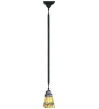 Meyda Black 49123 - 5"Sq Martini Mission Mini Pendant.609