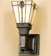 Meyda Black 50628 - 5"W Spear Mission Wall Sconce