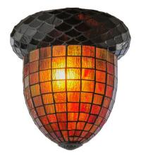 Meyda Black 51846 - 12" Wide Acorn Shade