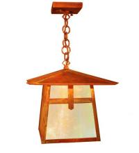 Meyda Black 54662 - 12"Sq Stillwater Cross Mission Lantern Pendant