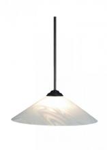 Meyda Black 70107 - 18"W Blanco Swirl Pendant