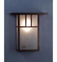 Meyda Black 72327 - 15" Wide Hyde Park Double Bar Mission Wall Sconce