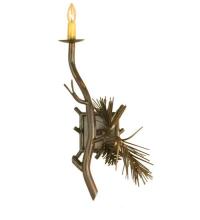 Meyda Black 72548 - 9"W Lone Pine Wall Sconce