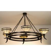 Meyda Black 72557 - 72" Wide Topridge 6 Light Chandelier