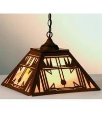 Meyda Black 74060 - 16"Sq Southwest Pendant