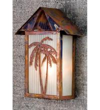 Meyda Black 77967 - 9.5 Wide Tropical Palm Tree Wall Sconce