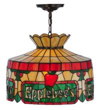 Meyda Black 79763 - 16" Wide Applebee's Personalized Pendant