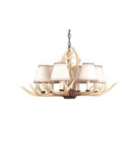 Meyda Black 80148 - 30"W Buckland 6 LT Chandelier