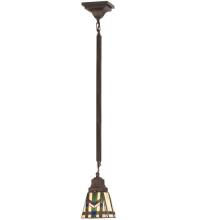 Meyda Black 82429 - 5"Sq Prairie Wheat Mini Pendant