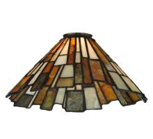 Meyda Black 82852 - 13" Wide Delta Jadestone Shade