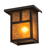 Meyda Black 89802 - 6.5"Square Hyde Park "T" Mission Wall Sconce