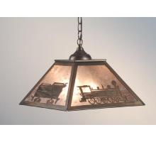 Meyda Black 98688 - 16" Square Train Pendant