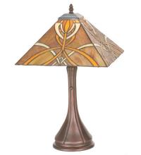 Meyda Black 99033 - 21"H Glasgow Bungalow Table Lamp