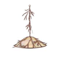 Meyda Black 99171 - 22"W Pine Branch Pendant