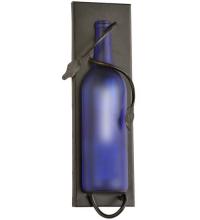 Meyda Black 99372 - 4" Wide Tuscan Vineyard Wine Bottle Wall Sconce