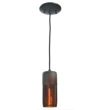 Meyda Black 99430 - 3"W Venice Amber Wine Bottle Mini Pendant