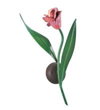 Meyda Black 99462 - 12"W Tulip Left Sided Wall Sconce