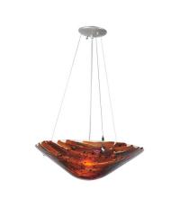 Meyda Black 99643 - 18" Wide Metro Fusion Torta Inverted Pendant