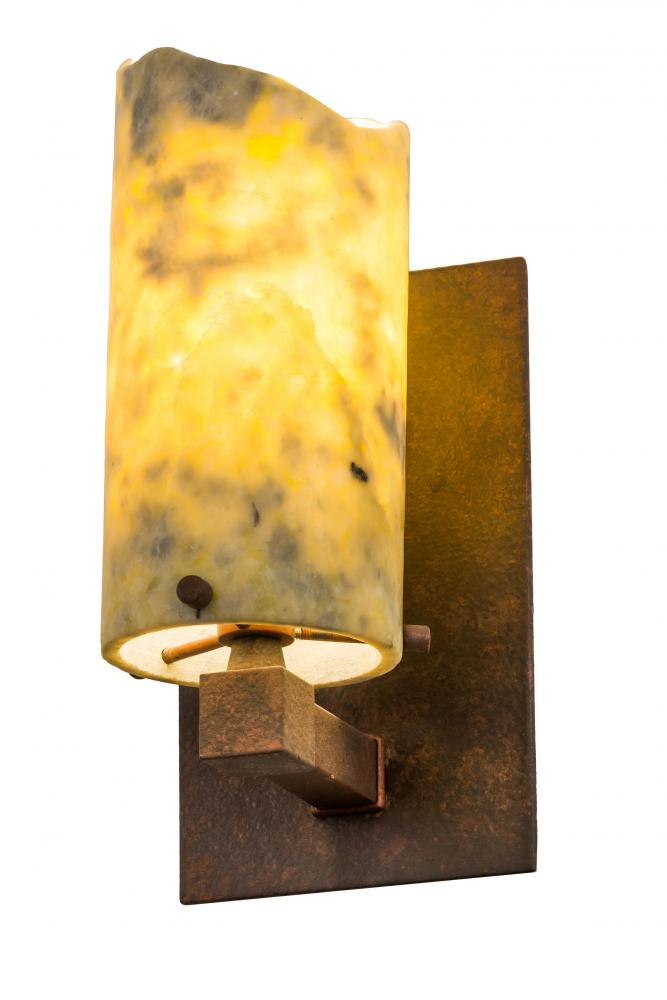 4.5"W Cilindro Jadestone Wall Sconce