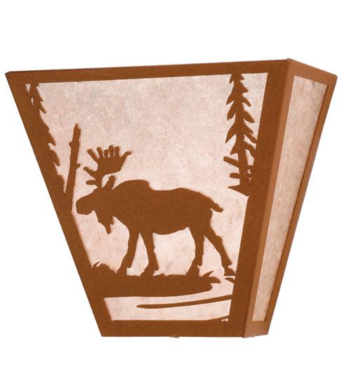 13" Wide Moose Creek Wall Sconce