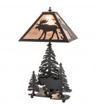 Meyda Yellow 102984 - 21" High Moose on the Loose Table Lamp