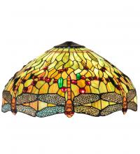 Meyda Yellow 10501 - 20" Wide Tiffany Hanginghead Dragonfly Shade