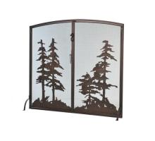 Meyda Yellow 106333 - 47" Wide X 43" High Tall Pines Fireplace Screen