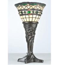 Meyda Yellow 108936 - 14"H Tiffany Roman Mini Lamp