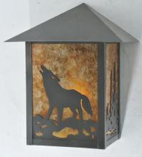 Meyda Yellow 109130 - 9" Wide Seneca Wolf on the Loose Wall Sconce