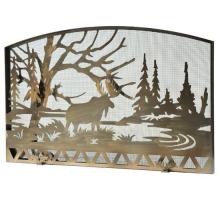 Meyda Yellow 111149 - 61"W X 38"H Moose Creek Fireplace Screen