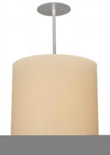 Meyda Yellow 113849 - 18"W Cilindro Beige Textrene Pendant