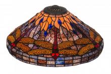 Meyda Yellow 118711 - 17"W Tiffany Hanginghead Dragonfly Cone Shade