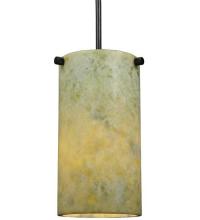 Meyda Yellow 121579 - 3.4"W Cilindro Jadestone Mini Pendant