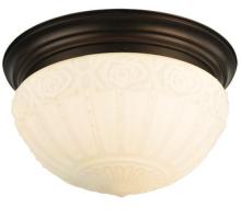 Meyda Yellow 130633 - 15.25" Wide White Puffy Rose Flushmount