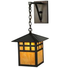 Meyda Yellow 133061 - 12"W Seneca Window Pane Hanging Wall Sconce