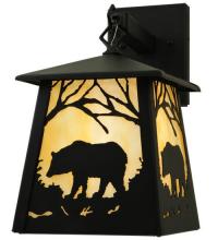 Meyda Yellow 133427 - 7.5"W Bear at Dawn Hanging Wall Sconce