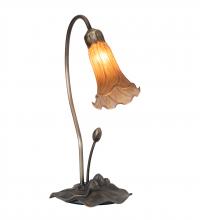 Meyda Yellow 13703 - 16" High Amber Tiffany Pond Lily Accent Lamp