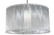 Meyda Yellow 137309 - 36" Wide Cilindro Sheer Pendant