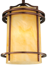 Meyda Yellow 138273 - 7.25"W Cilindro Mini Pendant