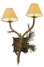 Meyda Yellow 141316 - 27"H Lone Pine 2 LT Wall Sconce