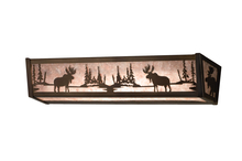 Meyda Yellow 14212 - 24"W Moose at Lake Vanity Light