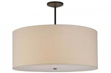 Meyda Yellow 143264 - 36"W Cilindro Textrene Pendant