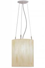 Meyda Yellow 150735 - 10" Wide Cilindro De Marfil Lino Pendant