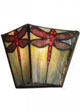 Meyda Yellow 150875 - 7.5"W Prairie Dragonfly Wall Sconce