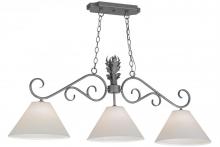 Meyda Yellow 152825 - 48" Long Bristol 3 Light Island Pendant