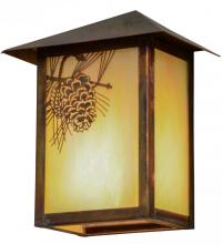 Meyda Yellow 154453 - 6.5"W Seneca Winter Pine Wall Sconce