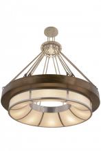 Meyda Yellow 158295 - 48" Wide Cilindro Ventura Pendant