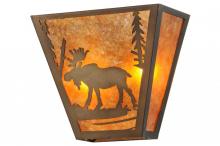 Meyda Yellow 158334 - 13" Wide Moose Creek Wall Sconce