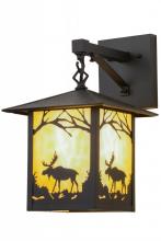 Meyda Yellow 159120 - 9"W Seneca Moose Creek Hanging Wall Sconce