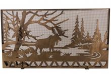 Meyda Yellow 160770 - 63"W X 35"H Moose Creek Fireplace Screen